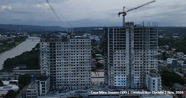 Casa Mira Towers CDO Construction Updates Nov 2024 03